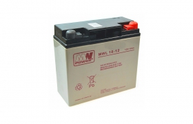 Akumulator MWP 18Ah/12V MWP Long Life żywotność 10-12lat
