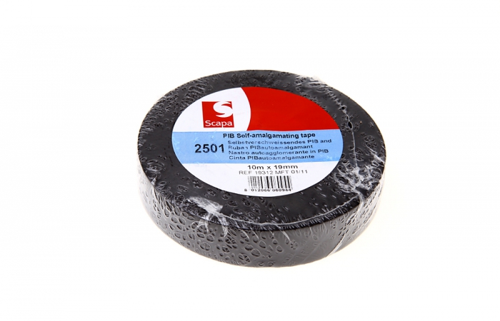 SCAPA 2501 PIB SELF AMALGAMATING TAPE 25mm x 10m **NEW WRAPPED ROLL**  RR05 